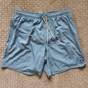 Life Is Good Sky Blue Relaxed Swim Trunks